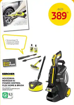 Brico Karcher Hogedrukreiniger K5 Power Control Flex Home & Brush aanbieding