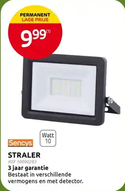 Brico Sencys Straler aanbieding