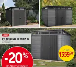 Brico keter Tuinhuis Cortina 97 aanbieding
