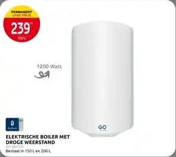 Brico Elektrische Boiler met Droge Weerstand aanbieding
