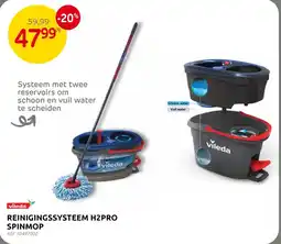 Brico Vileda Reinigingssysteem H2PRO aanbieding