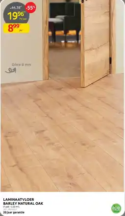 Brico Laminaatvloer Barley Natural Oak aanbieding