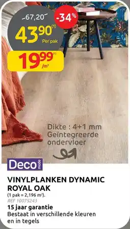Brico Deco Mode Vinylplanken dynamic royal oak aanbieding