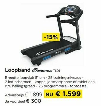 Molecule Loopband nautilus t626 aanbieding