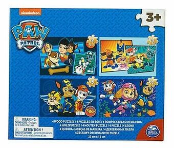 Dreamland Houten meegroeipuzzel 4-in-1 PAW Patrol aanbieding