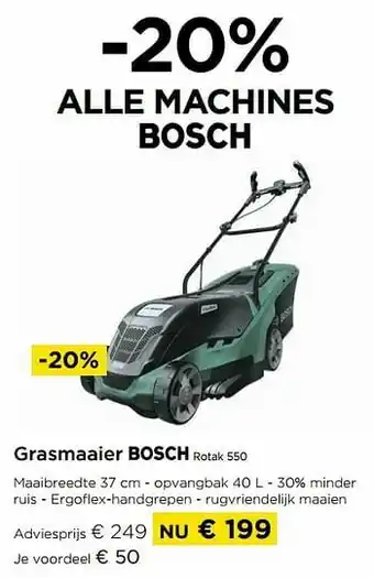 Molecule Grasmaaier bosch rotak 550 aanbieding