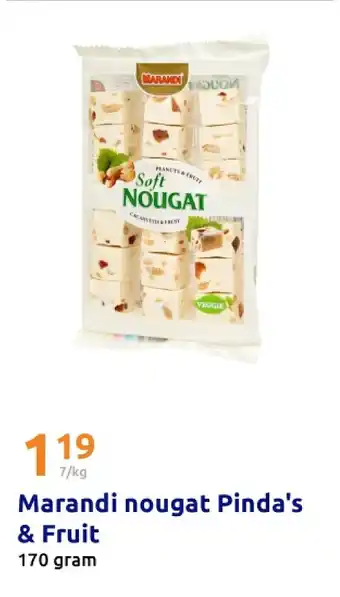 Action Marandi nougat Pinda's & Fruit aanbieding