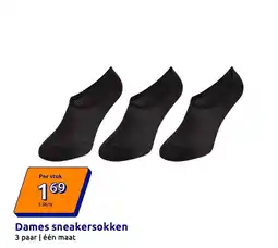 Action Dames sneakersokken aanbieding
