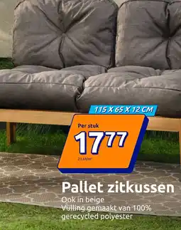 Action Pallet zitkussen aanbieding