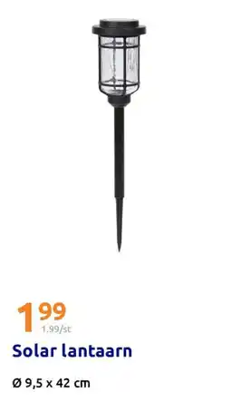 Action Solar lantaarn aanbieding