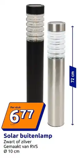 Action Solar buitenlamp aanbieding