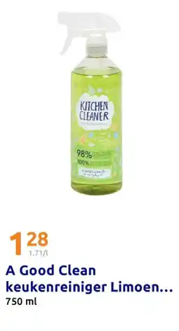 Action A Good Clean keukenreiniger Limoen & Zwarte Peper aanbieding