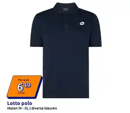 Action Lotto polo aanbieding