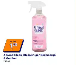 Action A Good Clean allesreiniger Rozemarijn & Gember aanbieding