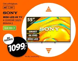 Expert Sony mini-led 4k tv aanbieding