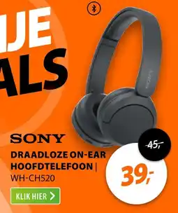 Expert Sony draadloze on-ear hoofdtelefoon aanbieding