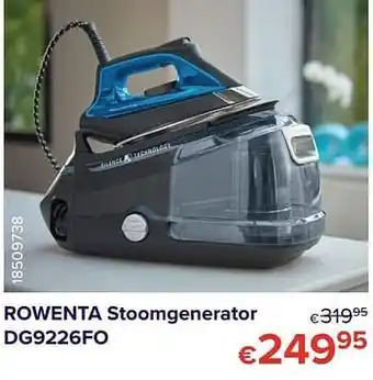 Euroshop Rowenta stoomgenerator dg9226fo aanbieding