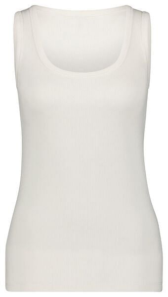HEMA Dames Tanktop Rib Wi (wi)