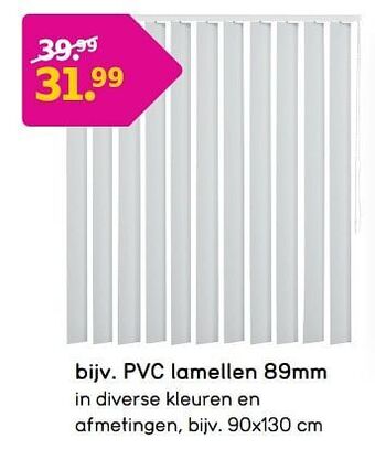 Leen Bakker Pvc lamellen aanbieding