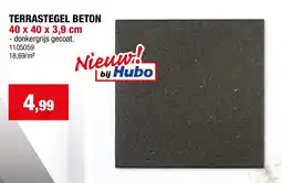 Hubo Terrastegel beton aanbieding