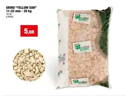 Hubo Grind yellow sun aanbieding
