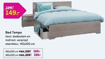 Leen Bakker Bed tempo aanbieding