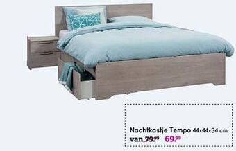 Leen Bakker Nachtkastje tempo aanbieding