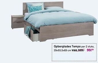 Leen Bakker Opberglades tempo aanbieding