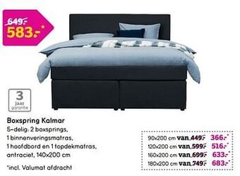 Leen Bakker Boxspring kalmar aanbieding