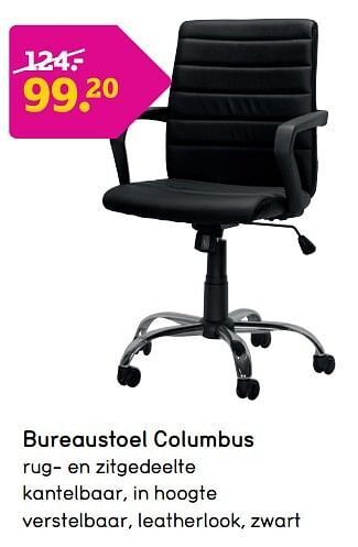 Bureaustoel columbus