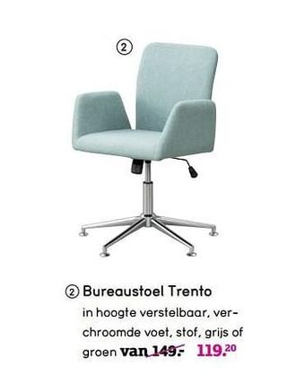 Leen Bakker Bureaustoel trento aanbieding