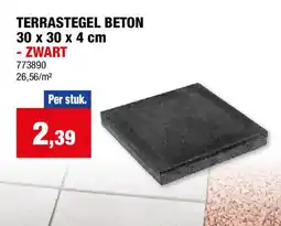 Hubo Terrastegel beton aanbieding