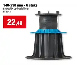 Hubo 140-230 mm 6 stuks aanbieding