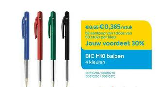 AVA Bic M10 Balpen aanbieding