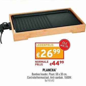 Trafic Plancha aanbieding