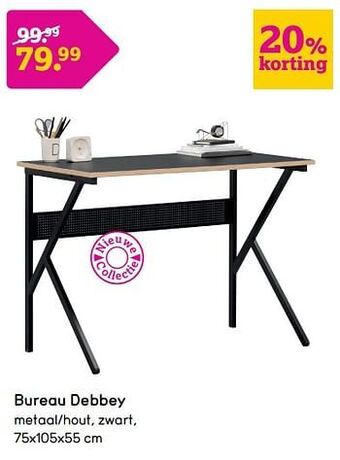 Leen Bakker Bureau debbey aanbieding