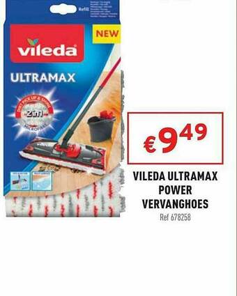 Trafic Vileda Ultramax Power Vervanghoes aanbieding