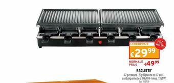 Trafic Raclette aanbieding