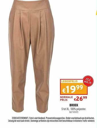 Trafic Broek aanbieding