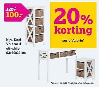 Leen Bakker Kast valerie 4 aanbieding