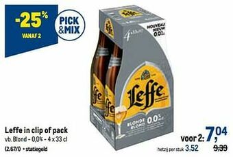Makro Leffe blond aanbieding