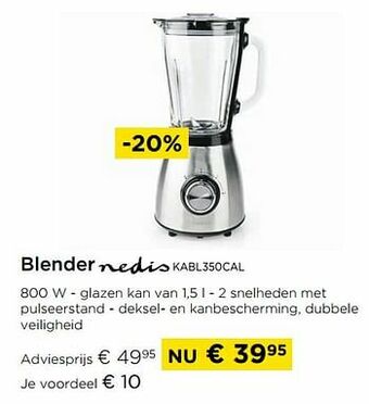 Blender nedis kabl350cal