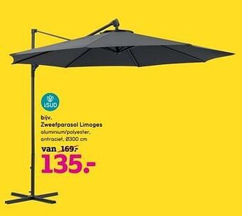 Zweefparasol limoges