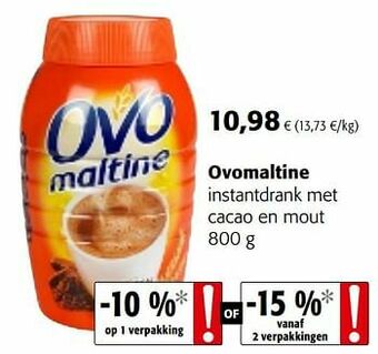 Ovomaltine instantdrank met cacao en mout