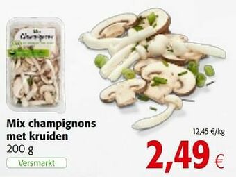 Colruyt Mix champignons met kruiden aanbieding