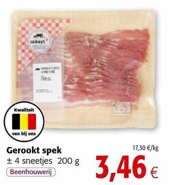 Colruyt Gerookt spek aanbieding