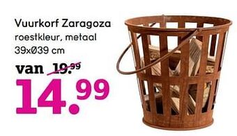 Leen Bakker Vuurkorf zaragoza aanbieding