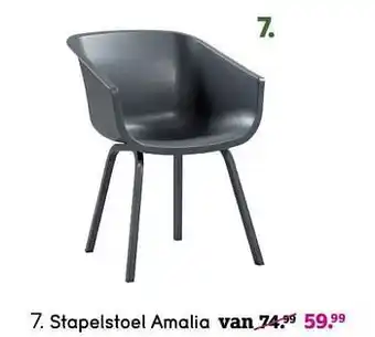 Leen Bakker Stapelstoel amalia aanbieding