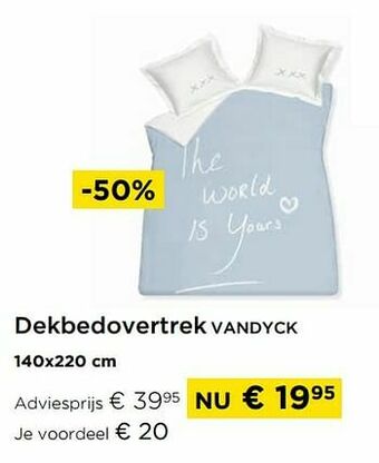 Molecule Dekbedovertrek vandyck aanbieding