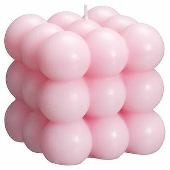 Kaars Cube Roze